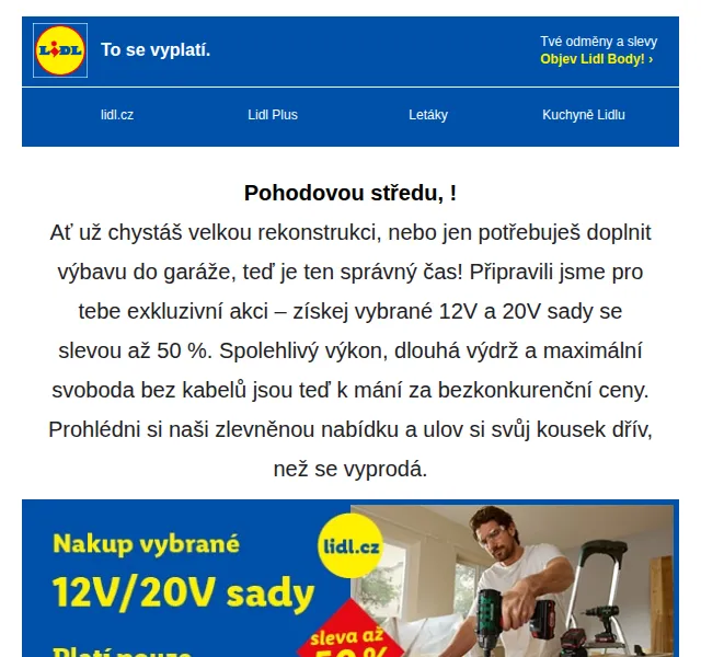 Lidl: Až 50 % sleva na nářadí a zahrada – červen 2026