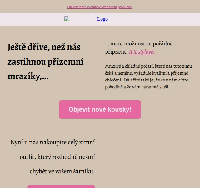 Fade: nová zimní kolekce – červenec 2026 | Nuslet.cz