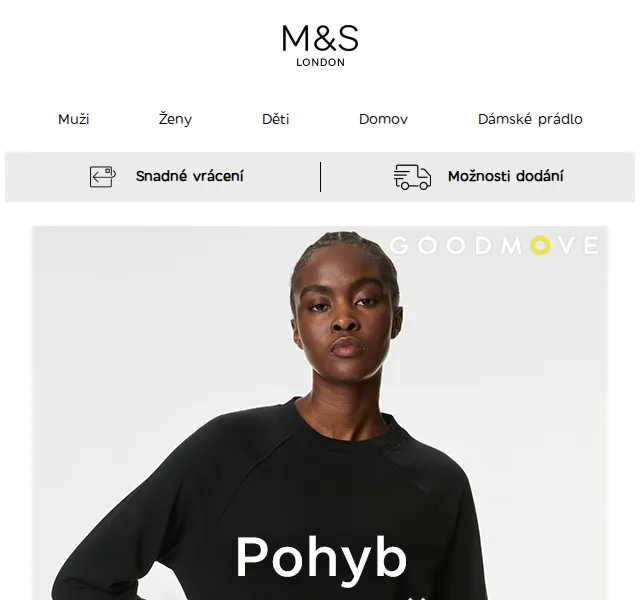 Marks & Spencer: Goodmove sportovní kolekce – červenec 2026 | Nuslet.cz