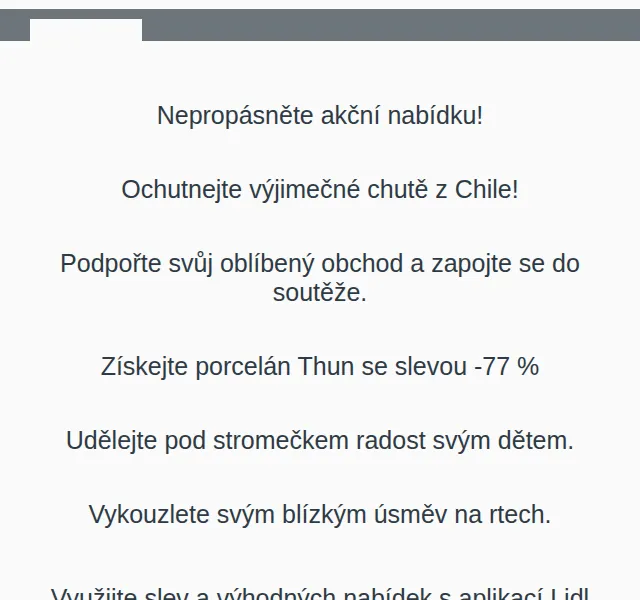 Lidl: Thun porcelán se slevou 77 % – listopa... | Nuslet.cz