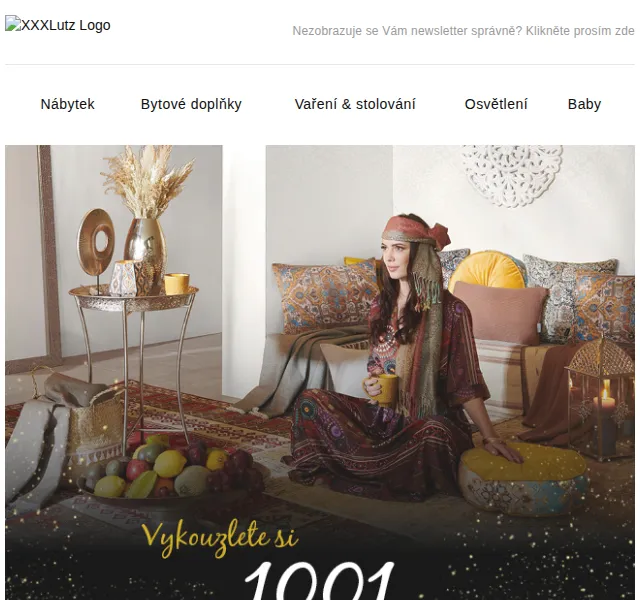XXXLutz: Magický domov a slevy až 25 % – červenec 2026 | Nuslet.cz
