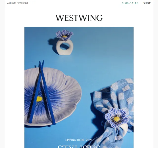 Westwing: dekorace na jaro 2025 – červenec 2026 | Nuslet.cz