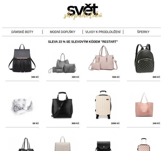 Svetshopaholiku: bestsellery se slevou 23 % – červenec 2026 | Nuslet.cz