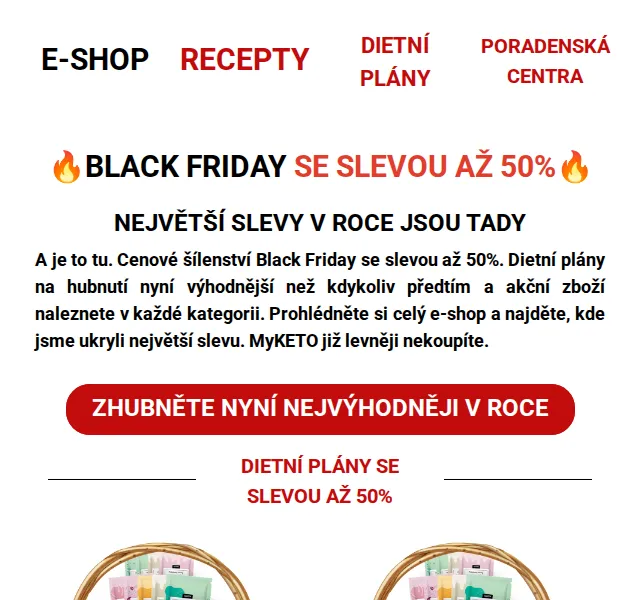MyKETO: Black Friday se slevou až 50 % – červen 2026 | Nuslet.cz
