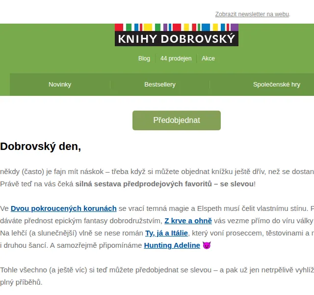 KnihyDobrovsky.cz: Předobjednejte novinky se slevou – červenec 2026 | Nuslet.cz