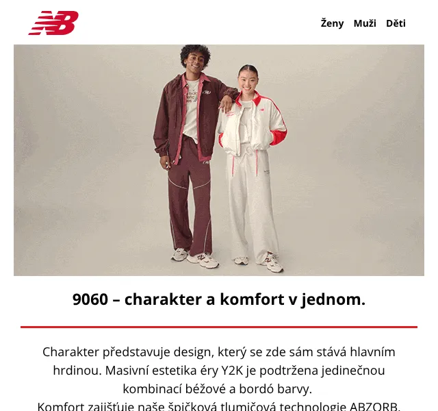 New Balance 9060 – Y2K design s ABZORB – srpen 2026 | Nuslet.cz