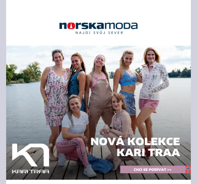 Norskamoda: Nová jarní kolekce Kari Traa – červenec 2026 | Nuslet.cz