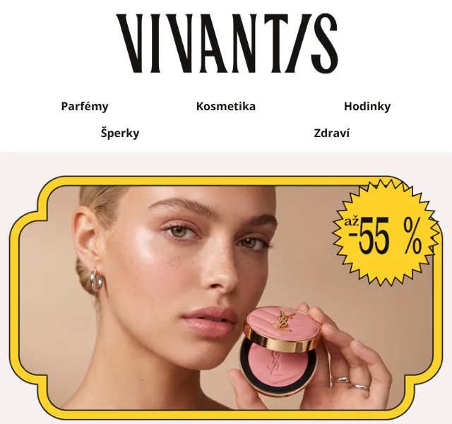 Vivantis.cz: Luxusní kosmetika až -55 % – srpen