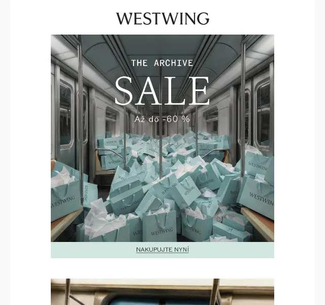 Westwing: až do -60 % – THE ARCHIVE SALE – duben 2026