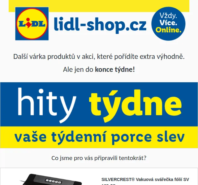 Lidl: Stovky produktů se slevou až 38 % – červenec 2026 | Nuslet.cz