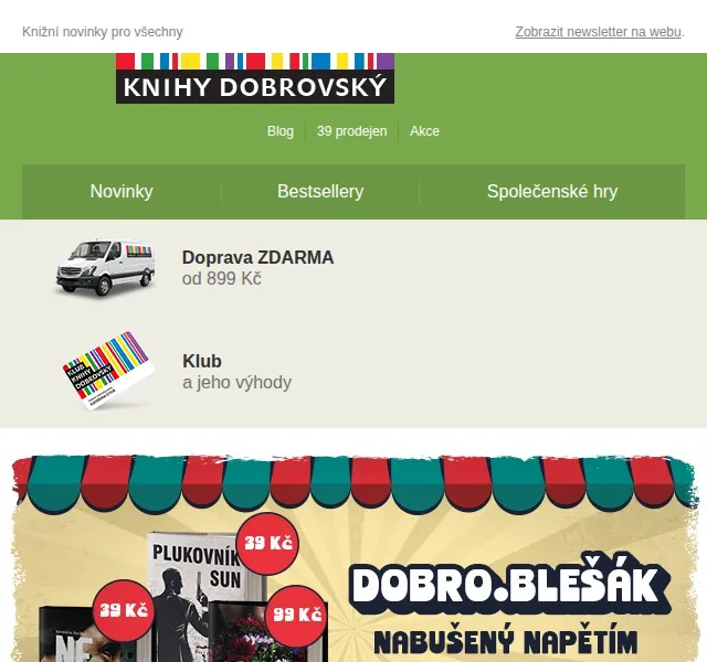 KnihyDobrovsky.cz: sleva 55 Kč na nákup nad 555 Kč – leden 2022 | Nuslet.cz