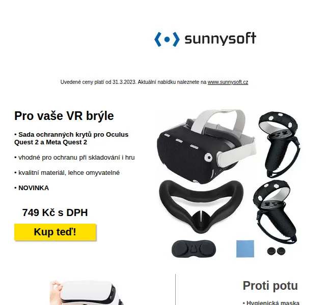 Sunnysoft.cz: VR brýle a projektor astronaut – akce březen 2026 | Nuslet.cz