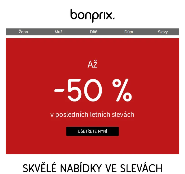 bonprix: Poslední letní slevy – červenec 2026 | Nuslet.cz