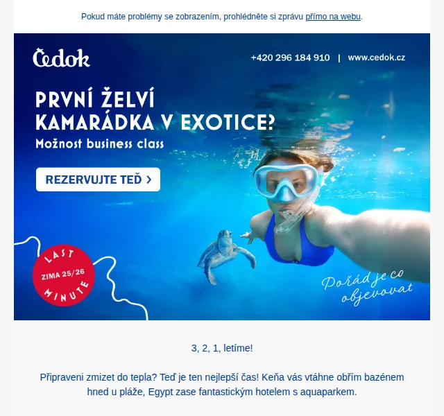 Čedok: Last Minute exotika od 10 990 Kč – červenec 2026 | Nuslet.cz