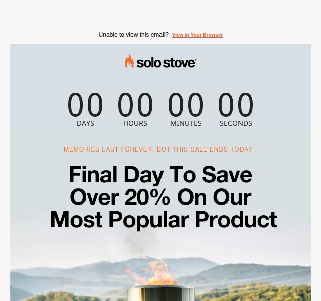 Solo Stove EU: Sleva až 20 % na Bonfire – červenec 2026 | Nuslet.cz