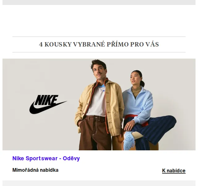 Lounge by Zalando: Nike, Reebok, Merrell – až 75 % | Duben 2026