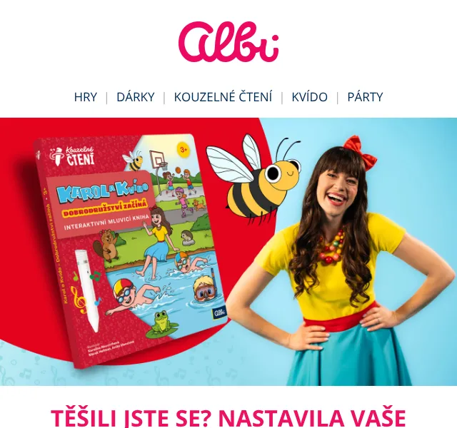 Albi: Kouzelné čtení s Karol skladem – říjen 2026