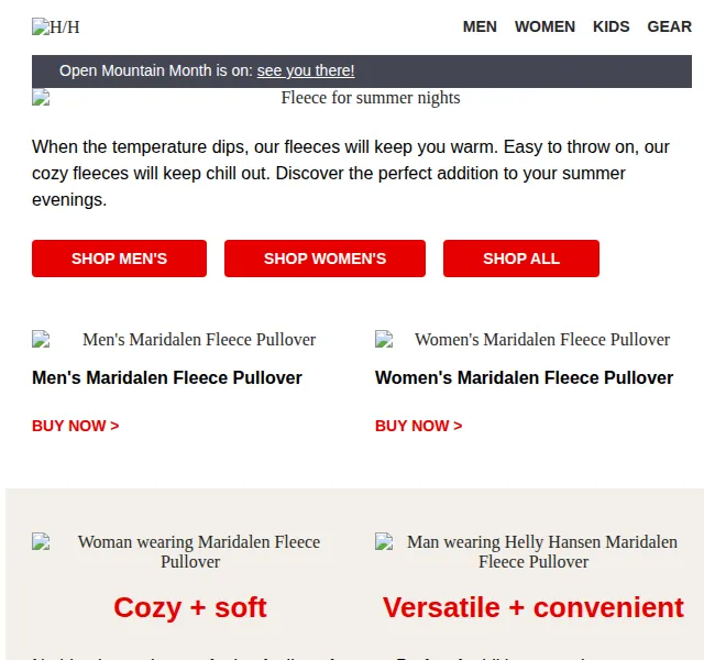 Helly Hansen: Fleece bundy a midlayers – červenec 2026 | Nuslet.cz