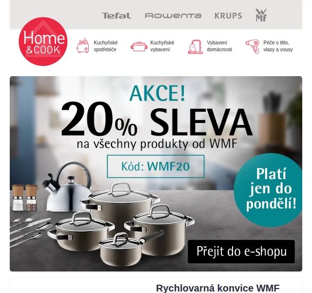 Home & Cook: Sleva 20 % na WMF – září 2022 | Nuslet.cz