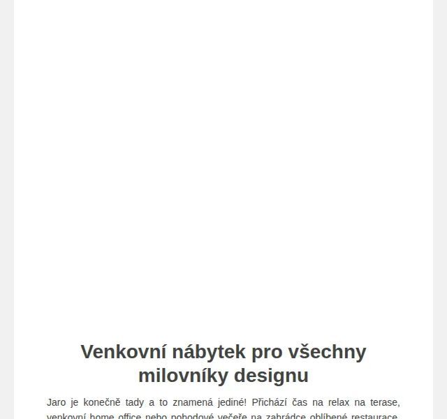 ALAX nábytek: 10% sleva na outdoor nábytek – červenec 2026 | Nuslet.cz