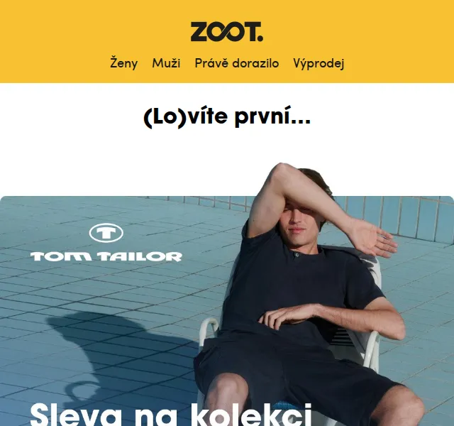 ZOOT: Tom Tailor 40% sleva + extra 20% – červen 2026 | Nuslet.cz