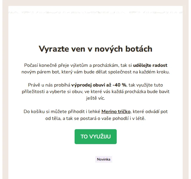 Ovečkárna: Výprodej obuvi až -40 % – červenec 2026 | Nuslet.cz