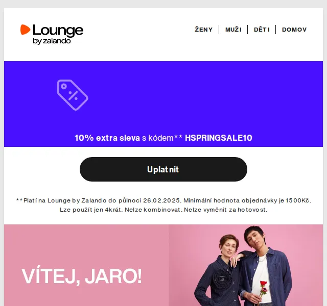 Lounge by Zalando: Levi's, Skechers & EA7 – jaro 2026 | Nuslet.cz