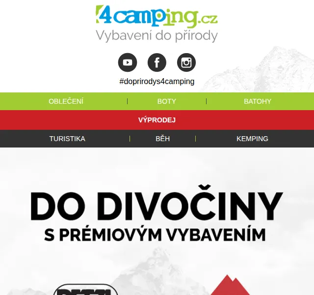 4camping.cz: MSR, Petzl, Thermarest v akci – červen 2026 | Nuslet.cz