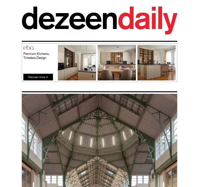 Dezeen Daily: Architektonické novinky z července 2026 | Nuslet.cz