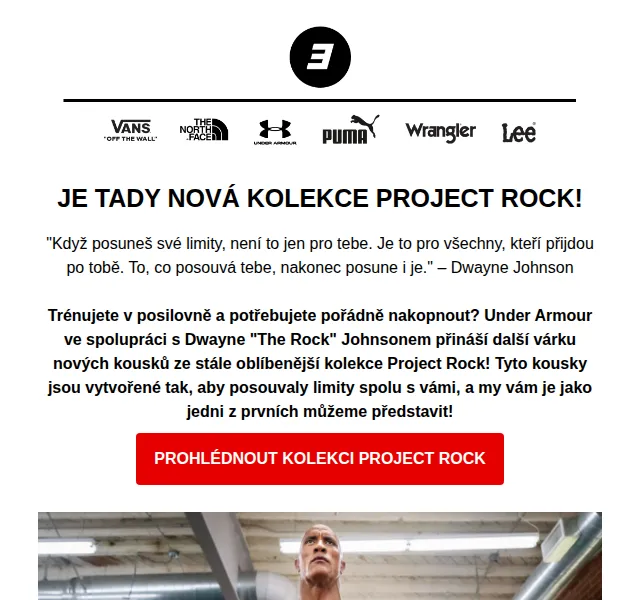 ESPACE: Nová kolekce Project Rock – červen 2026 | Nuslet.cz
