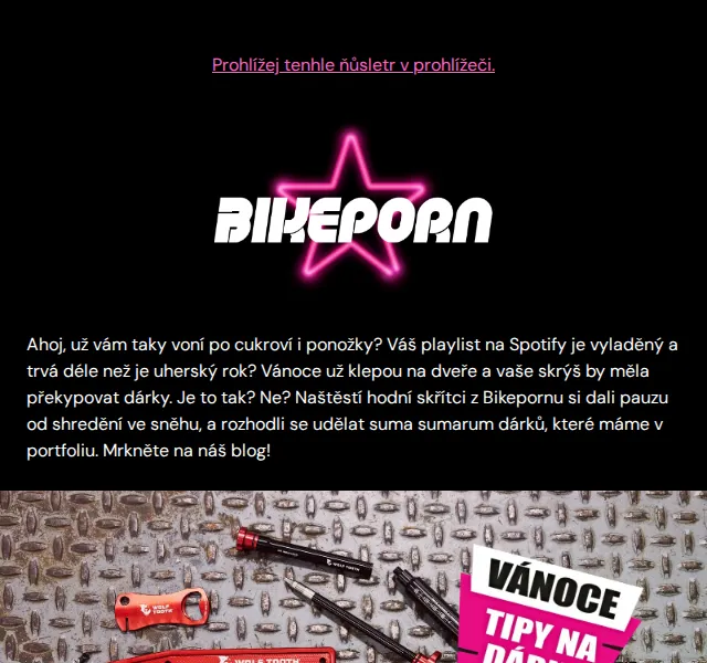 Bikeporn: Vánoční tipy na dárky – červen 2026 | Nuslet.cz