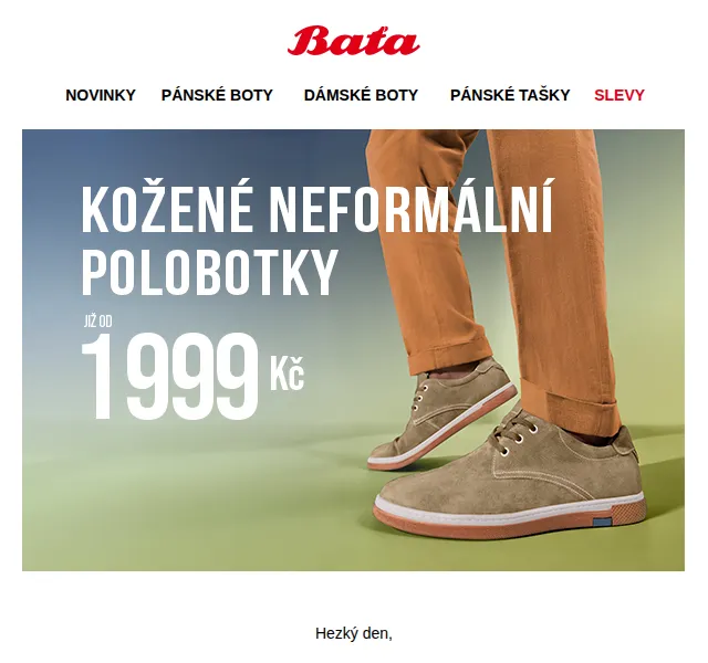 Baťa: Kožené polobotky od 1 999 Kč – červenec 2026 | Nuslet.cz