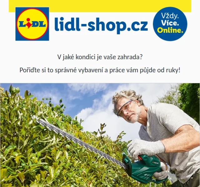 Lidl: Zahradní vybavení PARKSIDE – červenec 2026 | Nuslet.cz