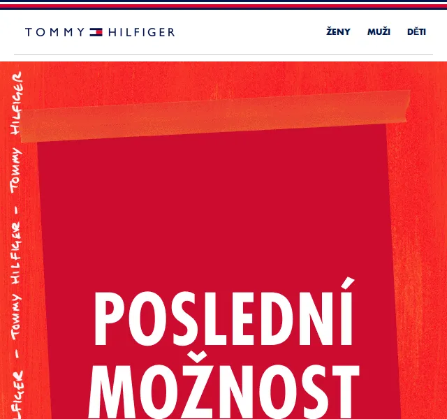 Tommy Hilfiger: sleva až 50 % – červenec 2026 | Nuslet.cz