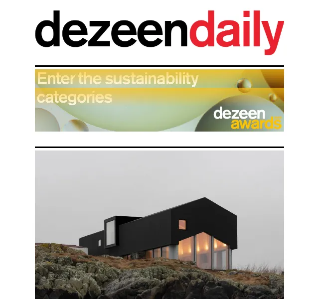 Dezeen Daily: Nové projekty a design – červen 2026 | Nuslet.cz