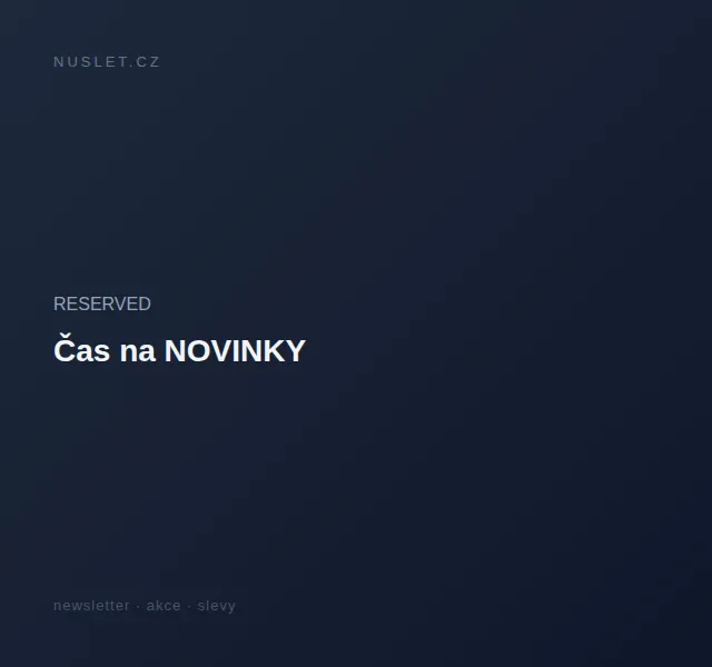 RESERVED: nová kolekce – červen 2026 | Nuslet.cz
