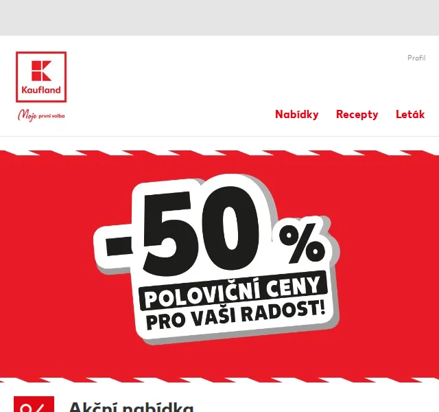 Kaufland: Poloviční ceny mandarinky, tuňák, Heffron – březen 2026 | Nuslet.cz