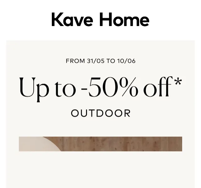 Kave Home Sale: slevy až 50 % na zahradní nábytek – červenec 2026 | Nuslet.cz