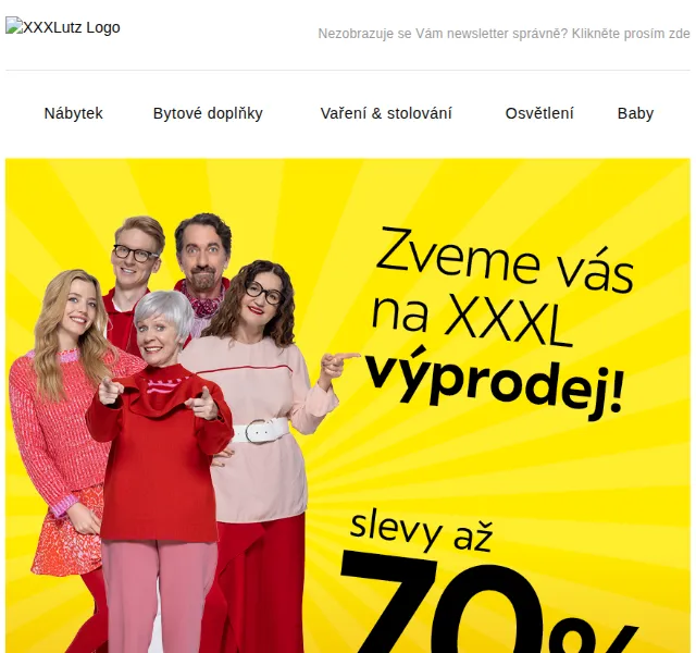 XXXLutz: Žhavé výprodejové poukazy – červen 2026 | Nuslet.cz