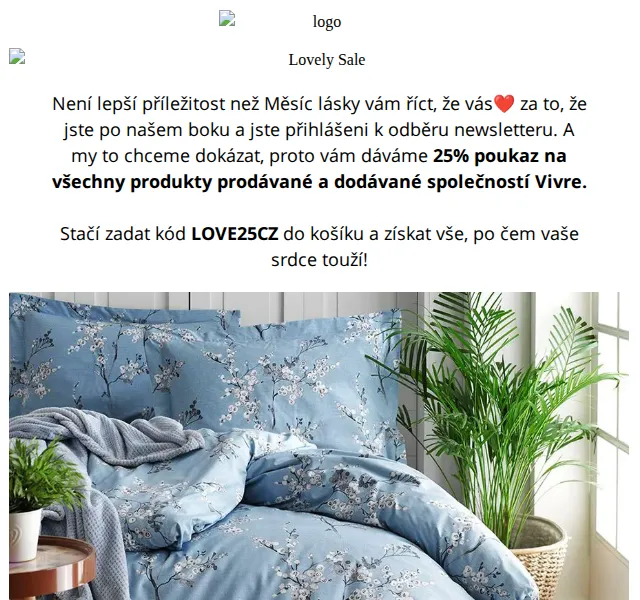 Vivre: 25% sleva na vše s kódem LOVE25CZ – červen 2026 | Nuslet.cz