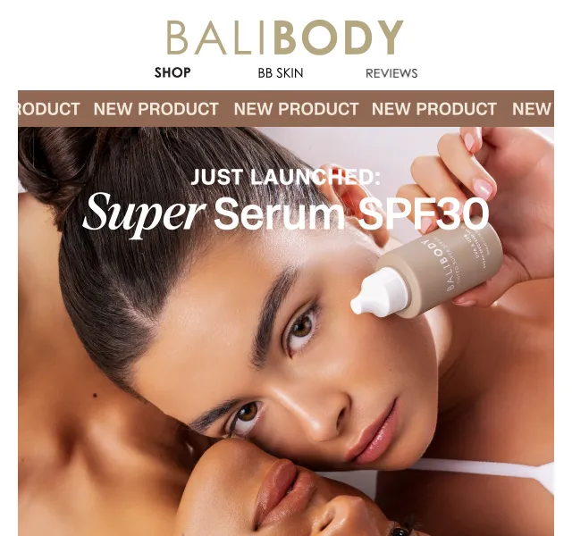Bali Body: Tinted Super Serum SPF30 + kosmetická taštička zdarma – červenec 2026 | Nuslet.cz