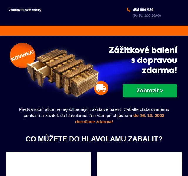 Adrop.cz: Dárkové zážitky v hlavolamu zdarma – červen 2026 | Nuslet.cz