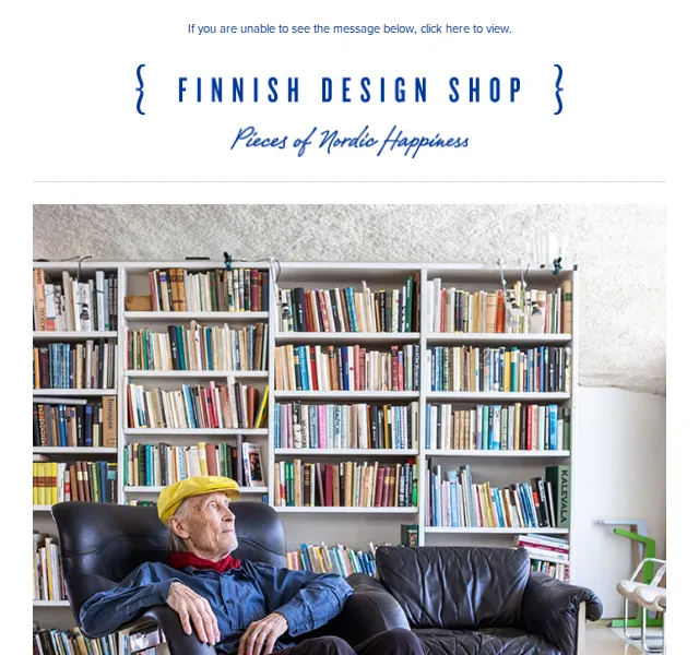 Finnish Design Shop: Karuselli křeslo a taburet –15 % na oslavu 90. narozenin Yrjö Kukkapura | červen 2026 | Nuslet.cz