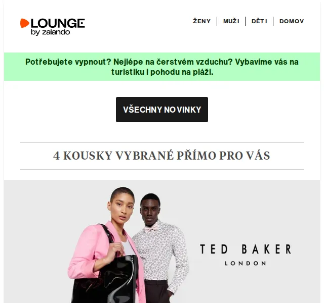 Lounge by Zalando: Ted Baker, CMP, LEGO Wear se slevou až 75 % – červenec 2026 | Nuslet.cz