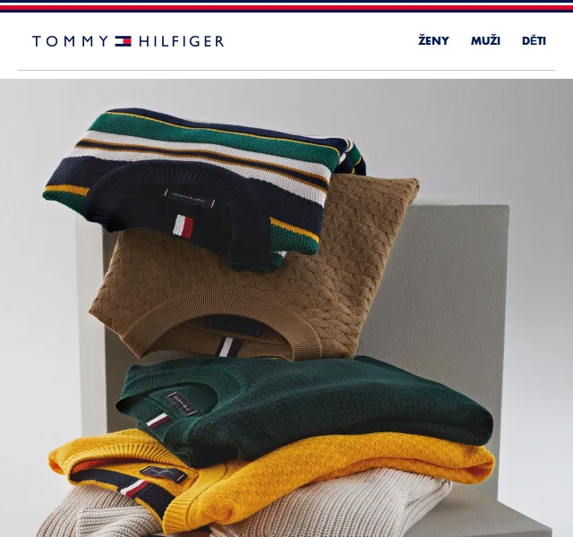 Tommy Hilfiger: Nová pletená sezóna – červen 2026 | Nuslet.cz
