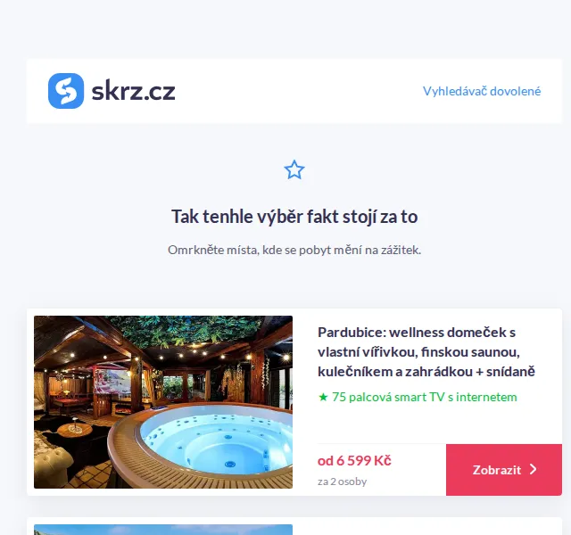 Vánoce na Skrz: TOP 10 pobytů se slevou až 46 % – červenec 2026 | Nuslet.cz
