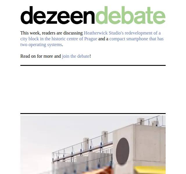 Dezeen Daily: Kontroverzní diskuze o designu – červenec 2026 | Nuslet.cz