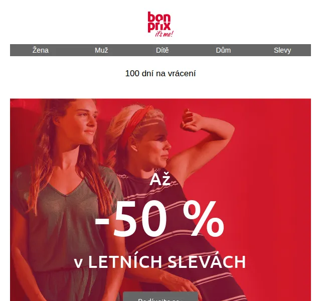 bonprix: Letní výprodej až -50 % – červen 2026 | Nuslet.cz