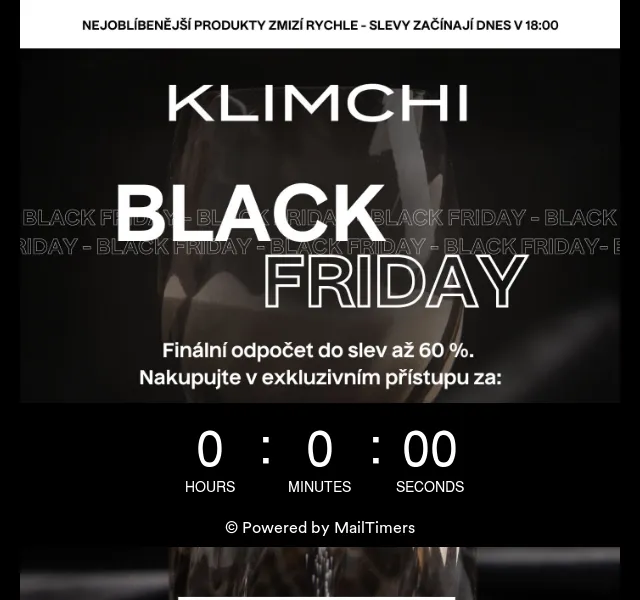 KLIMCHI: Black Friday před-přístup – červenec 2026 | Nuslet.cz