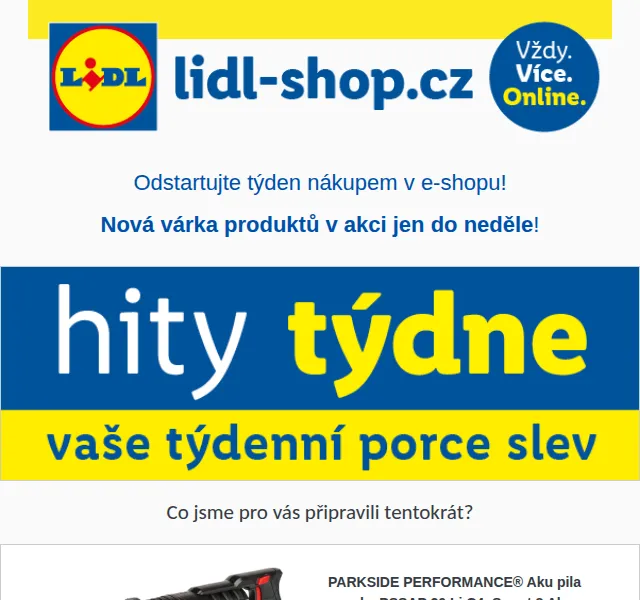 Lidl: Hity týdne až 50 % – červenec 2026 | Nuslet.cz